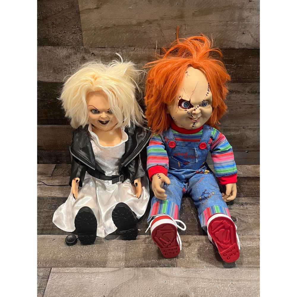 Chucky And Tiffany Valentine Animated Talking Doll's Bundle Tested And Working